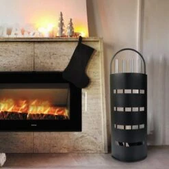 AUFUN Ensemble De Cheminée En Acier Inoxydable 5 Pièces Ensemble D'accessoires, Noir 11 AUFUN Ensemble De Cheminée En Acier Inoxydable 5 Pièces Ensemble D'accessoires, Noir -Ubbink Magasin 87110782 5