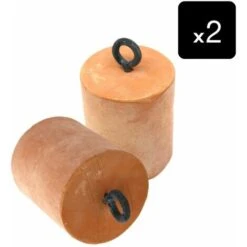 Lot De 2 Pierres Allume-feu Rapide Et Efficace Pour Barbecue, Cheminée Et Feu De Camp -Ubbink Magasin 87480624 3