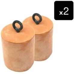 Lot De 2 Pierres Allume-feu Rapide Et Efficace Pour Barbecue, Cheminée Et Feu De Camp -Ubbink Magasin 87480624 4