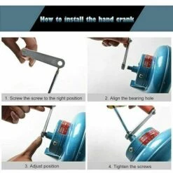 Manivelle Forge Souffleur Manuel Fer Gear Popcorn Souffleur Ventilateur Centrifuge Grand Cadeau Pour BBQ Accessoires 120W GHOST -Ubbink Magasin 88242281 3