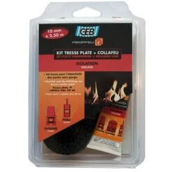 GEB - Kit Tresse Plate 10 Mm X 2.5 M + Colle