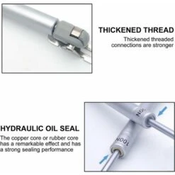 Amortisseur De Pression De Gaz, Ressort De Pression De Gaz Hydraulique 2 Pièces, Amortisseur De Gaz 100Nm, Raccord De Volet D'armoire Ressort De Pression De Gaz Hydraulique Amortisseur De Pression De -Ubbink Magasin 88685166 5