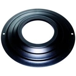 MBM 80 Mm Rosette D. Externes 230 Mm. Pellets Peints De Cheminée Noir