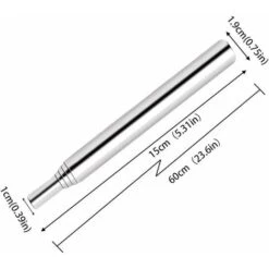 Soufflet De Poche 2 Pi��ces,Outil �� Feu De D��marrage �� Soufflet T��lescopique En Acier Inoxydable Pour Cuisiner Pique-Nique Bbq Chasse P��che P��che Randonn��e -Ubbink Magasin 90839197 3