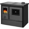 Cuisinière Bois Avec Four Chauffage Seul Tamara Sannover 12 KW Noir -Ubbink Magasin 90887837 1