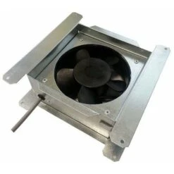 Grille Motorisée 120 M3/h De Récupération De Chaleur Cheminée -Ubbink Magasin 90903 3