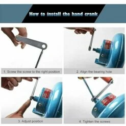 UNOIU Souffleur De Forge À Manivelle, Ventilateur Manuel De Ventilateur De Pop-Corn Iron Gear, Ventilateur Centrifuge, Grand Cadeau D'accessoires De Gril, 120W -Ubbink Magasin 90995673 3