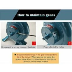 UNOIU Souffleur De Forge À Manivelle, Ventilateur Manuel De Ventilateur De Pop-Corn Iron Gear, Ventilateur Centrifuge, Grand Cadeau D'accessoires De Gril, 120W -Ubbink Magasin 90995673 4