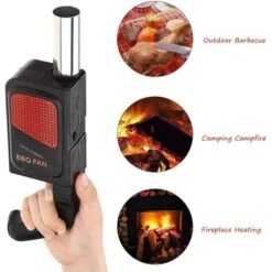 Ventilateur De Barbecue Electrique Portatif Souffleur à Barbecue Outil Pour Camping Pique-Nique Barbecue En Plein Air Cadeau De Noël Pour Mari -Ubbink Magasin 91851722 4