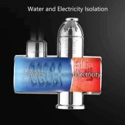 Acier Inoxydable Robinet D'eau Chaude Électrique Instantané Robinet Électrique Avec Affichage De La Température LED Robinet D'eau Chaude Et Froide À Rotation De 360° Pour Les Salles De Bains -Ubbink Magasin 92598584 5