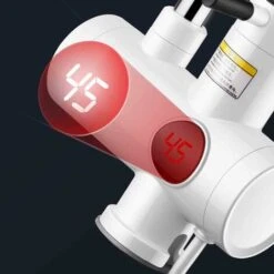 Chauffe Eau Instantané Electrique Avec Affichage Numérique Robinet Chauffe Eau Instantané Electriquesalle De Bain Tuyau D'eau Rotatif À 360° Chauffage Électrique Robinet Étanchéité IPX4 Pour Les Cuisi -Ubbink Magasin 92599132 3