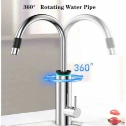 Robinet D'eau Chaude Électrique Instantané Acier Inoxydable 220 V Indication De Surchauffe Chauffe-Eau Électrique Pivotant À 360 Degrés Chaud Et FroidIsolation De L'eau Et De L'électricité 10 Robinet D'eau Chaude Électrique Instantané Acier Inoxydable 220 V Indication De Surchauffe Chauffe-Eau Électrique Pivotant À 360 Degrés Chaud Et FroidIsolation De L'eau Et De L'électricité -Ubbink Magasin 92599425 4
