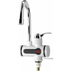 Chauffage Électrique Robinet Avec LED Numérique Réchauffeur De Cuisine Robinet Électrique Instantané Rotation À 360° Pour Le Chaud Et Le Froid Robinet Chauffant Instantané Facile À Installer