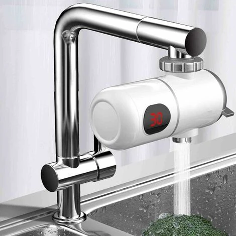 Robinet Chauffe Eau Instantané Electrique Cuisine Facile À Installer Chauffe Eau Instantané Electrique Salle De Bain Avec Affichage De La Température Tube De Chauffage En Acier Inoxydable 3 Robinet Chauffe Eau Instantané Electrique Cuisine Facile À Installer Chauffe Eau Instantané Electrique Salle De Bain Avec Affichage De La Température Tube De Chauffage En Acier Inoxydable