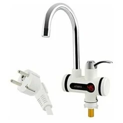 Robinet électrique 220 V Avec Chauffe-eau, Affichage De La Température LED, 3000 W, Chauffe-eau Instantané Pour Cuisine, Salle De Bain, Eau Chaude Instantanée (bas, Grand)