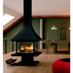 Cheminée Centrale Vitrée SYLVA 16kW CH86 PCI