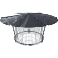 Chapeau Chinois Inox Réglable De 80 à 130 Mm Anti-oiseau Poujoulat