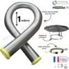 Kit Tubage Flexible Double Peau Inox Diamètre 180 + Collier De Fixation Haute + Chapeau Poujoulat 1 Mètre 1 Kit Tubage Flexible Double Peau Inox Diamètre 180 + Collier De Fixation Haute + Chapeau Poujoulat 1 Mètre -Ubbink Magasin 94372767 1
