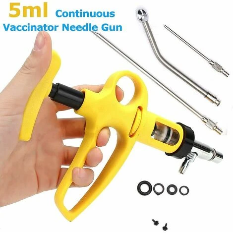Injecteur D'animaux En Acier Inoxydable Semi-automatique Seringue Animale Continue Injecteur D'outils Vétérinaires Pour Chevaux, Moutons, Bovins, Porcs, Machines Agricoles 5 Injecteur D'animaux En Acier Inoxydable Semi-automatique Seringue Animale Continue Injecteur D'outils Vétérinaires Pour Chevaux, Moutons, Bovins, Porcs, Machines Agricoles – Image 3