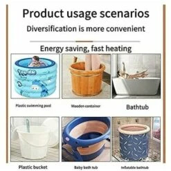 Chauffe-eau électrique 3000W Avec Tension D'immersion, Chauffe-eau De Piscine, Chauffe-eau Portable, Adapté Aux Bassins, Seaux -Ubbink Magasin 95134460 3