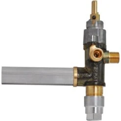 Sicar Robinet De Soupape En Aluminium Avec Support De Tuyau En Laiton A' E'crou De Blocage 15x1mm Pour Accessoires De Pie'ces De Rechange De Cuisinie're Se'rie Euro