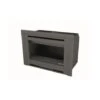 Insert De Cheminée à Porte Vitrée Finition Anthracite 8 Kw -Ubbink Magasin 9533780 1