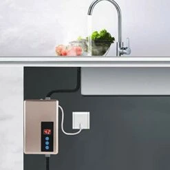 Mini Chauffe-eau électrique Instantané Système De Production D'eau Chaude Sans Réservoir Pour Douche Sans Chauffe-eau Pour Cuisine Et Salle De Bain, 220V 5.5KW(Or) -Ubbink Magasin 95346597 4