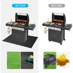 Tapis De Barbecue 50''36'' - Résistant Au Feu - Tapis De Protection De Sol - Tapis De Protection De Sol - Tapis De Protection D'extérieur Pour Barbecue à Gaz Au Charbon De Bois -Ubbink Magasin 95790973 2