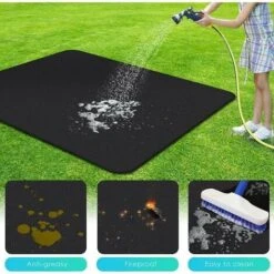 Tapis De Barbecue 50''36'' - Résistant Au Feu - Tapis De Protection De Sol - Tapis De Protection De Sol - Tapis De Protection D'extérieur Pour Barbecue à Gaz Au Charbon De Bois -Ubbink Magasin 95790973 4