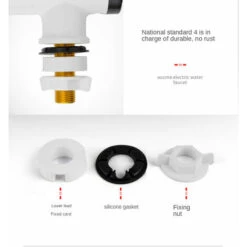 Robinet D'eau Chaude électrique 3000W à Chauffage Rapide Température De L'eau Réglable De 30C à 60C Instantané Sans Réservoir Pour La Cuisine -Ubbink Magasin 95880594 5