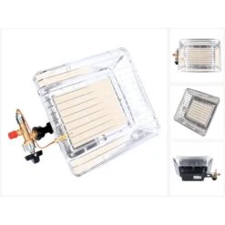 Rothenberger Chauffage Radiant Au Gaz Eco Sans Allumage Pour Les Bouteilles De Propanes 5/11kg (35984)