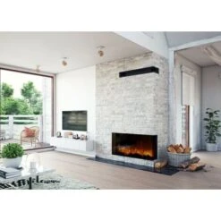Chemin'Arte Cheminée Encastrable 3D 110cm - 3 Faces - 2000 W - Télécommande -Ubbink Magasin 96273194 3