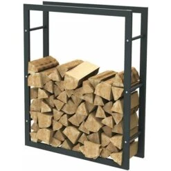 Porte-bois En Métal Cheminée à Bois D'intérieur 100x80x25cm 11 Porte-bois En Métal Cheminée à Bois D'intérieur 100x80x25cm -Ubbink Magasin 96516534 5