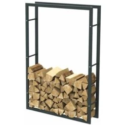 Porte-bois En Métal Cheminée à Bois D'intérieur 150x100x25 11 Porte-bois En Métal Cheminée à Bois D'intérieur 150x100x25 -Ubbink Magasin 96517381 5