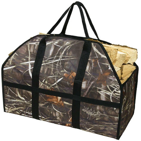 Sac En Feutre 61 X 29 X 42 Cm Avec Anse Pour Transporter Bois, Jouets, Journaux, Courses Etc (camouflage) 3 Sac En Feutre 61 X 29 X 42 Cm Avec Anse Pour Transporter Bois, Jouets, Journaux, Courses Etc (camouflage)