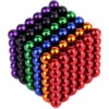 216 Pièces 5mm Jeu De Billes Magnétiques Aimant Magique Cube Jouet De Construction Pour Le Soulagement Du Stress Mélange 6 Couleurs à Partir De 10 Ans -Ubbink Magasin 97904656 1