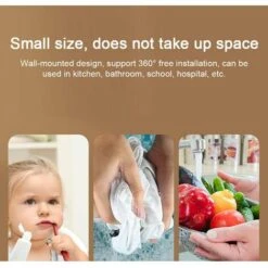 Chauffe-Eau Instantané 3KW Mini Chauffe-Eau Électrique Sans Réservoir Mural Avec Affichage LED Réglage De La Température à 3 Niveaux Télécommande Pour Maison Cuisine Salle De Bains (Blanc) -Ubbink Magasin 98585184 5