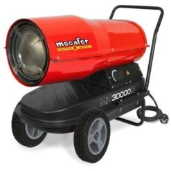 MECAFER Chauffage De Chantier / Canon A Air Chaud Diesel / Fioul Avec Turbine Incorporee 30000 W MH30000D