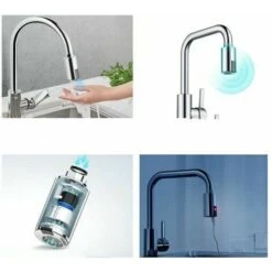 Trésor D'économie D'eau à Induction Automatique Robinet à Induction Chaude Et Froide Capteur Infrarouge Intelligent 9 Trésor D'économie D'eau à Induction Automatique Robinet à Induction Chaude Et Froide Capteur Infrarouge Intelligent -Ubbink Magasin 98910706 3