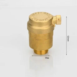 Vannes De Purge Automatiques En Laiton Avec Limiteur De Pression Pour Chauffe-eau Solaire Soupape D'échappement à Buse Plate(interface 20 Mm, DN15) -Ubbink Magasin 99328981 2